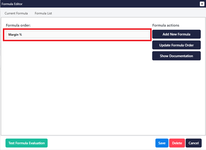 Access Formula