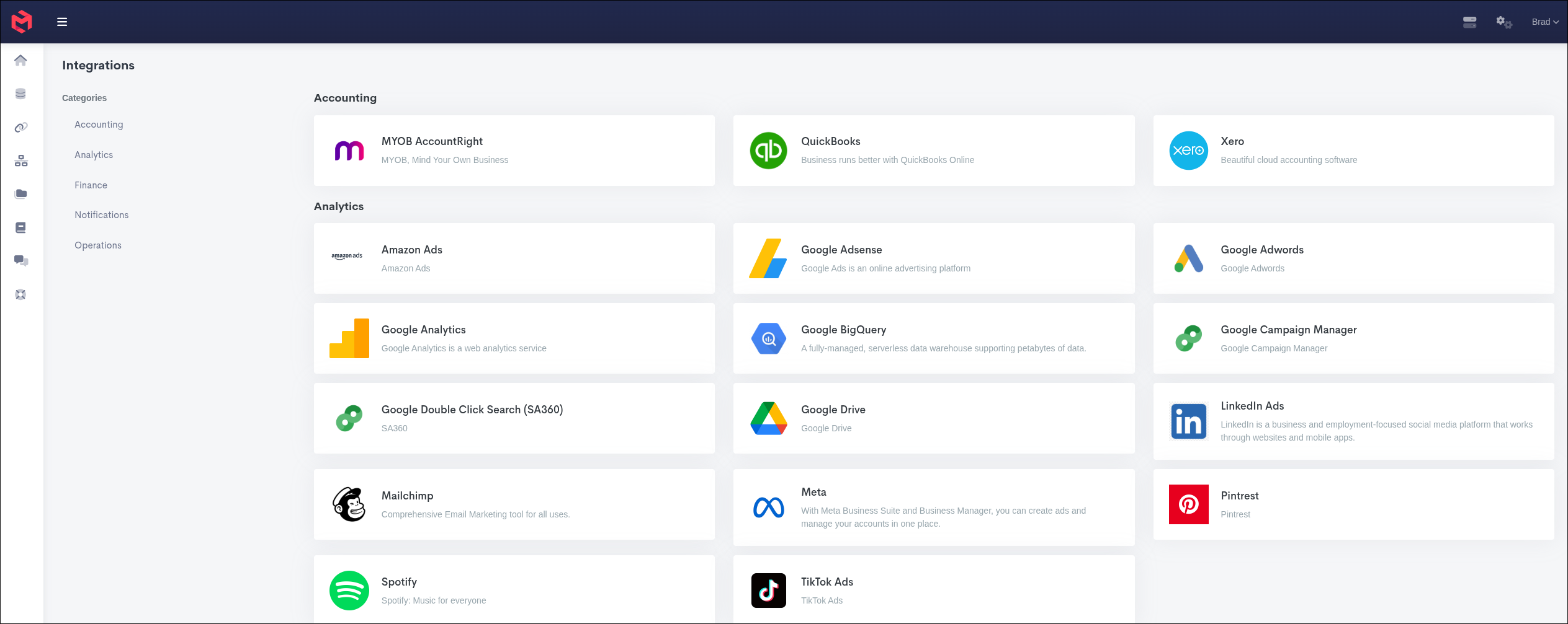 Integrations