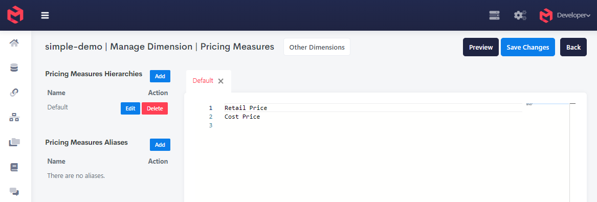 Pricing Measures
