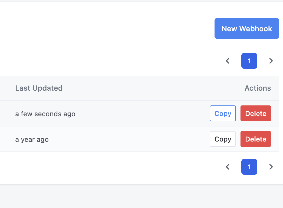 Webhook Copy URL